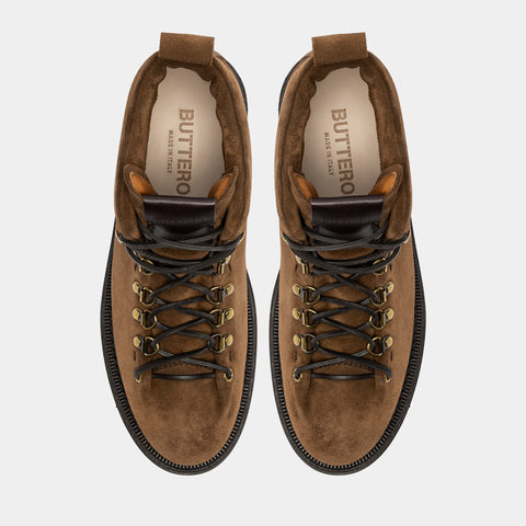 Alpi Trekking Boots in Cigar Suede – Buttero display picture 1