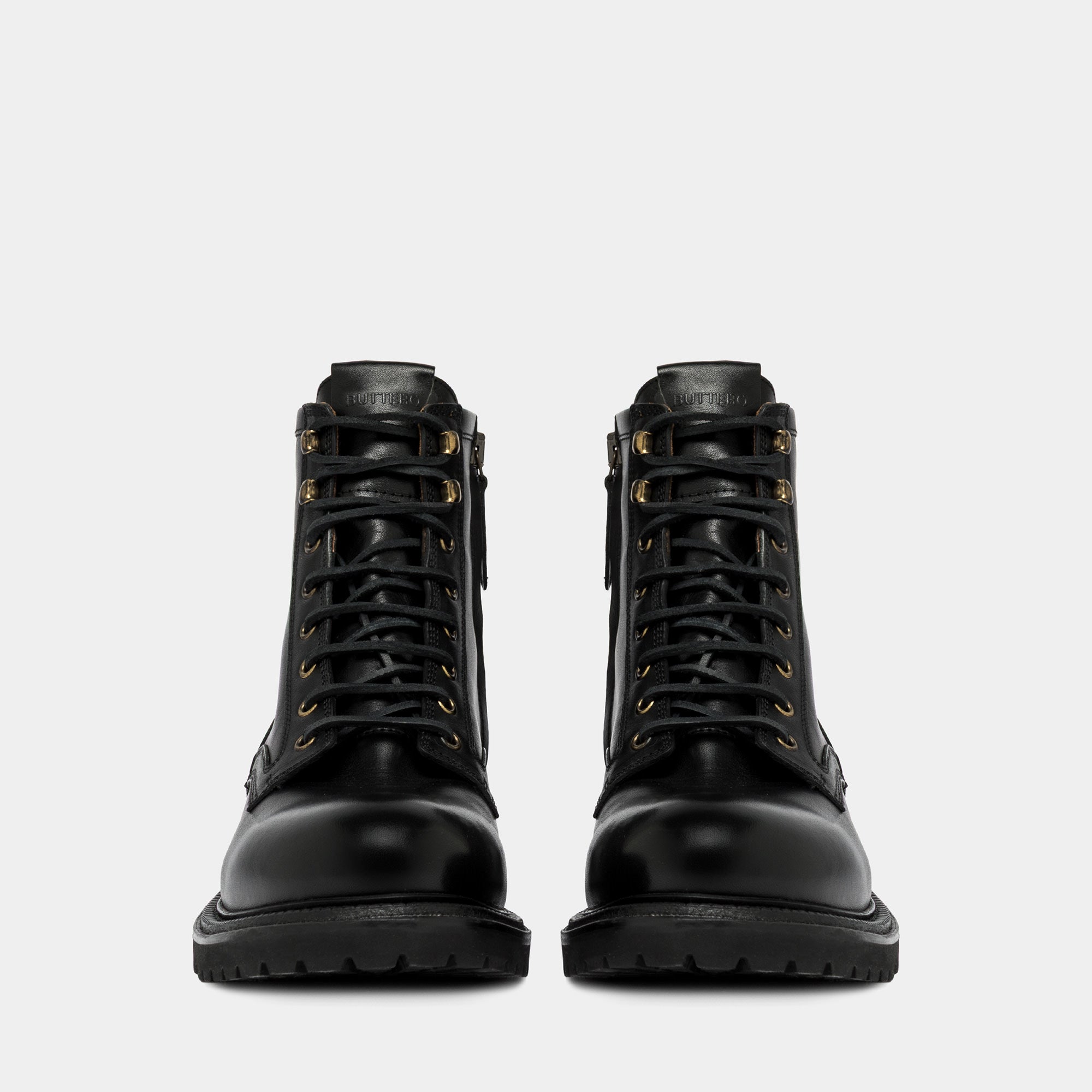 靴 buttero black leather lace up boots 41 Fiorentina Ankle Boots in Black Leather – Buttero