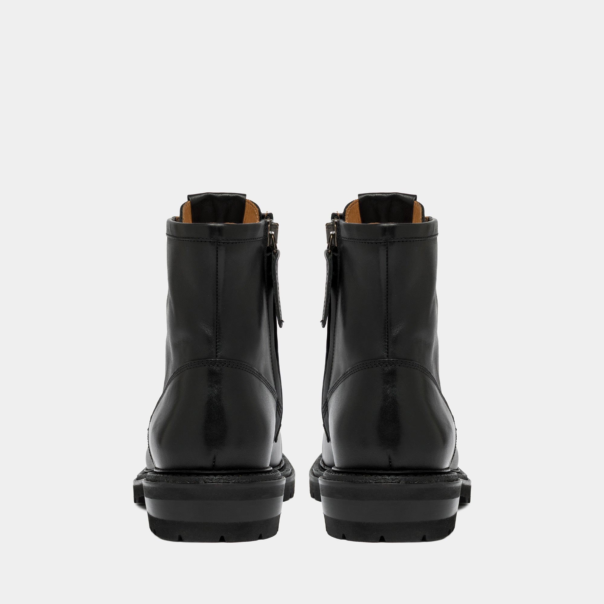 靴 buttero black leather lace up boots 41 Fiorentina Ankle Boots in Black Leather – Buttero