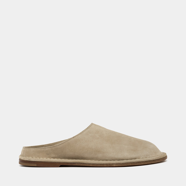 BUTTERO: SABOT CAPALBIO IN SUEDE BEIGE