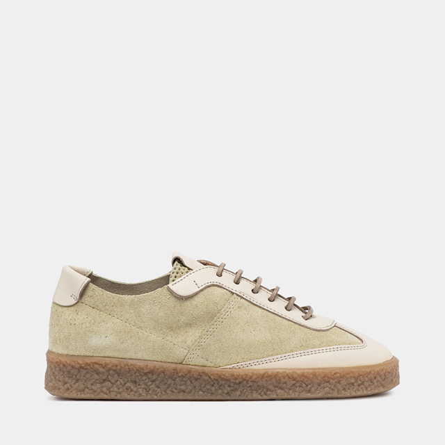 BUTTERO CRESPO SNEAKERS IN YELLOW SUEDE