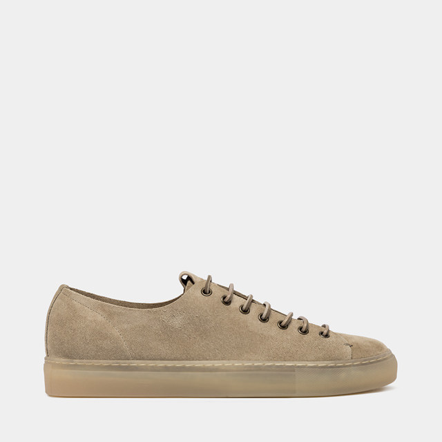 BUTTERO: TANINO SNEAKERS IN BEIGE SUEDE