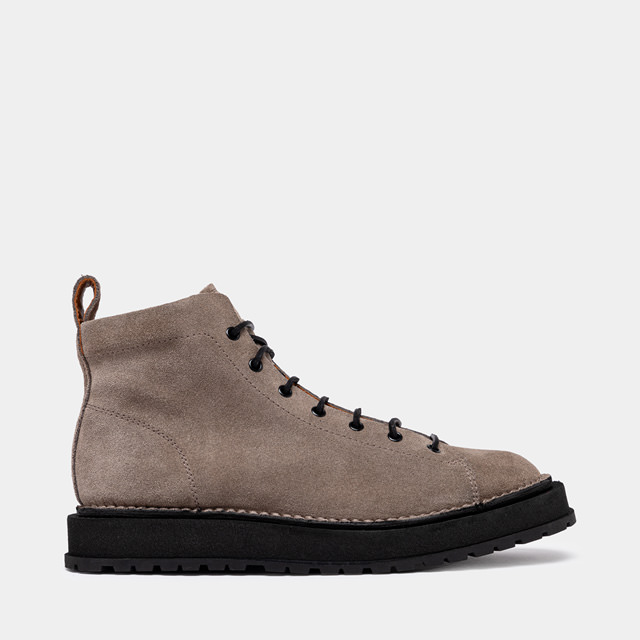 BUTTERO AEDI ANKLE BOOTS IN GRAY SUEDE