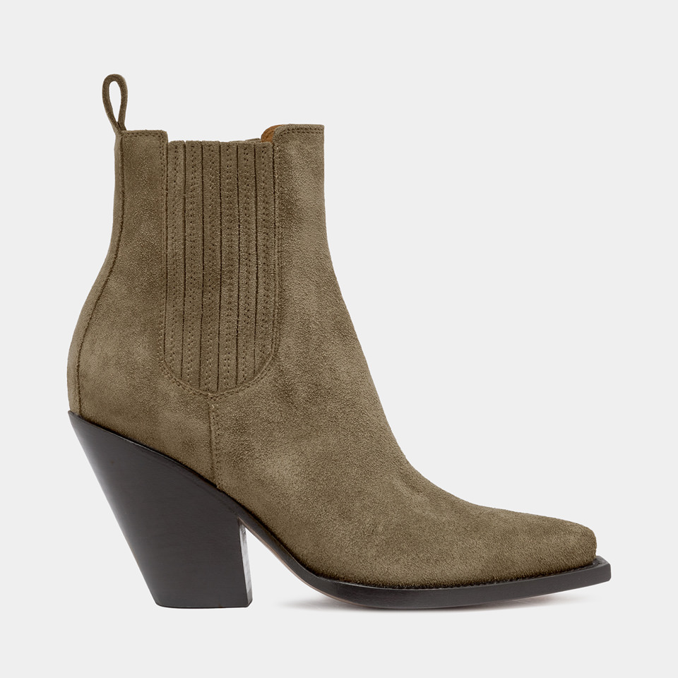 Buttero suede 45mm ankle boots - Brown