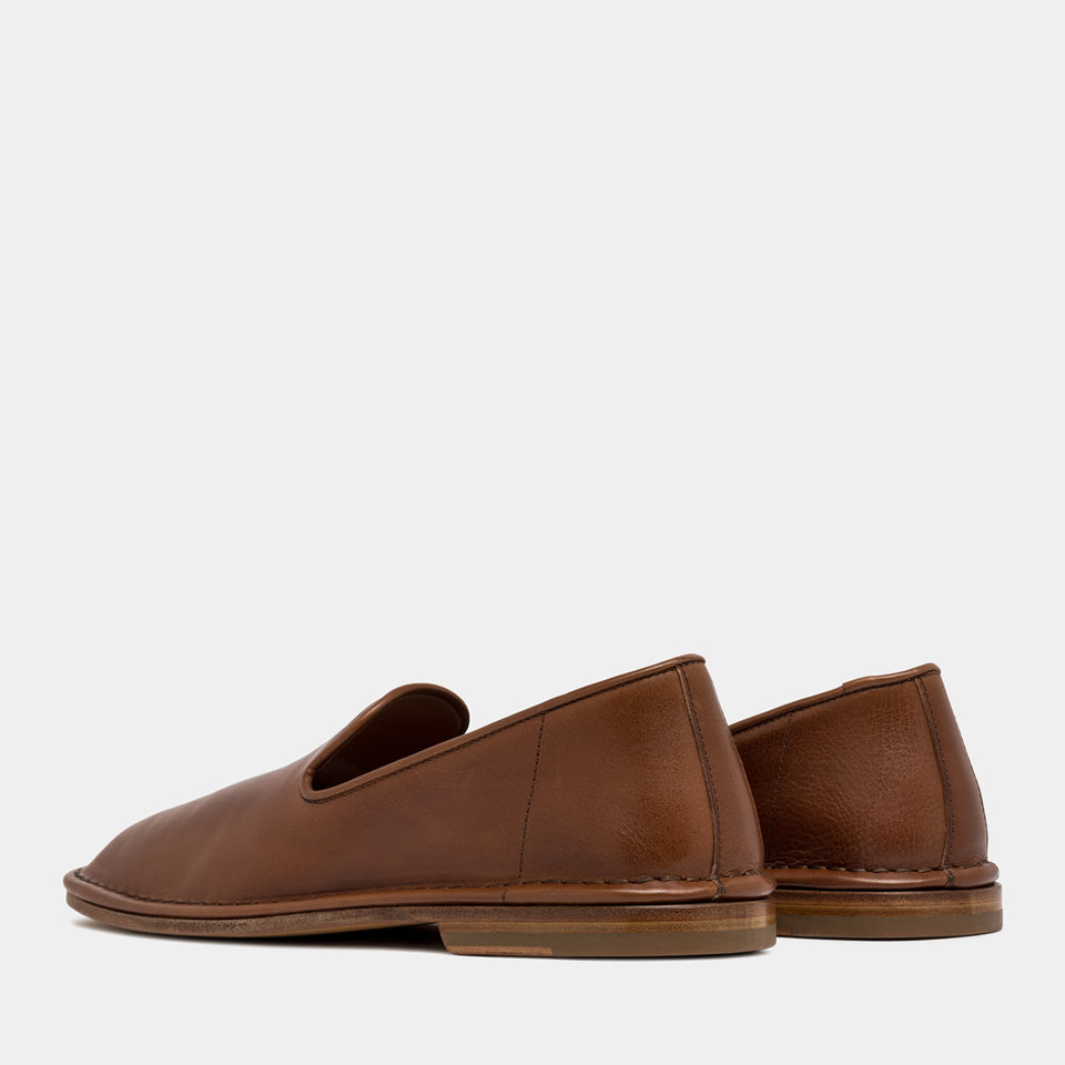 BUTTERO: SLIPPER ERCOLE EN CUIR CUIR