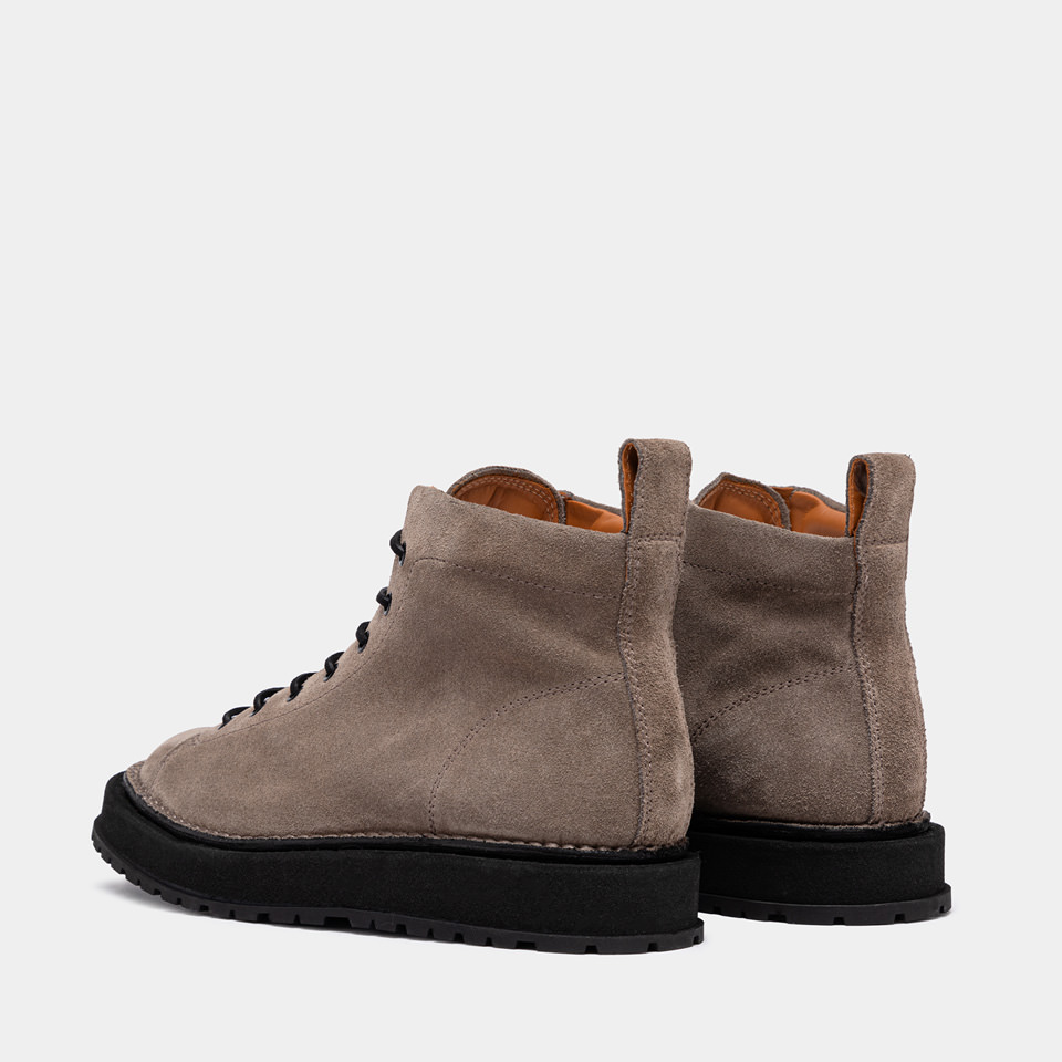 BUTTERO: STIVALETTO AEDI IN SUEDE GRIGIO