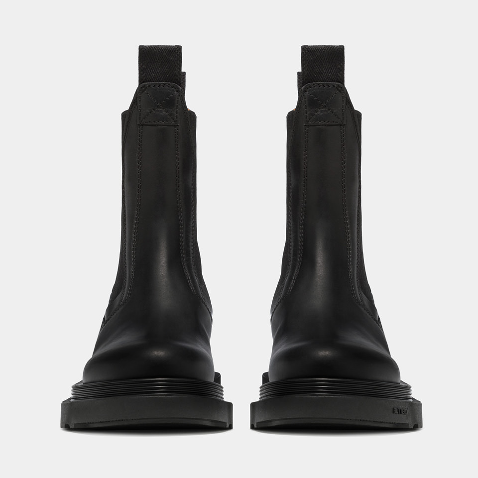 BUTTERO: STORIA CHELSEA BOOTS IN BLACK LEATHER